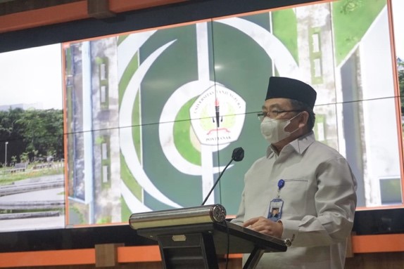 Text Box: Gambar 1 Sambutan Ketua Umum Dies Natalis Ke 62