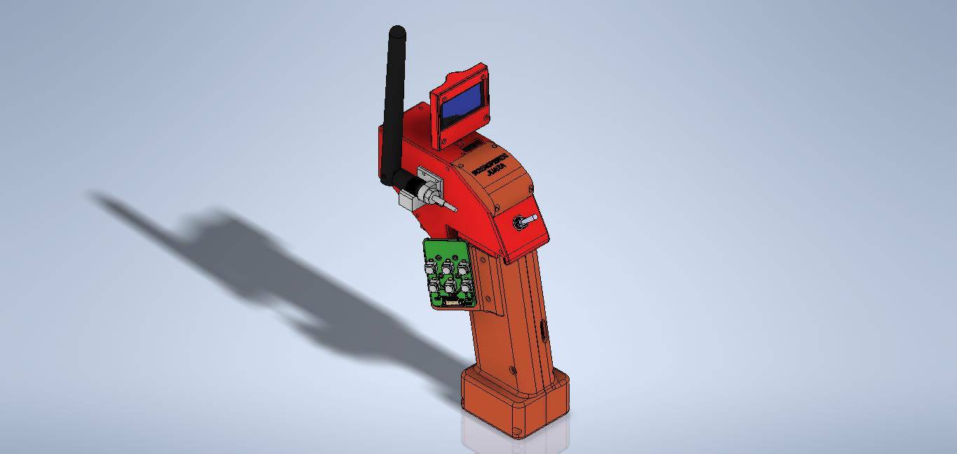 Remote Wearable Karya Bayucaraka Its Yang Dilengkapi Dengan Sensor Kemiringan Serta Dapat Mengendalikan Dua Drone Sekaligus