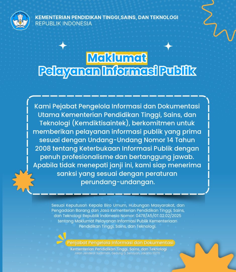 Maklumat pelayanan informasi publik kemdiktisaintek 001 3